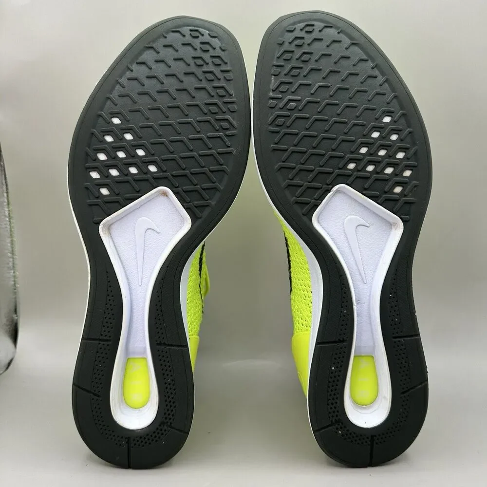 Nike Air Zoom Mariah Flyknit Racer Volt / White Men's Size 11.5 US 918264-700